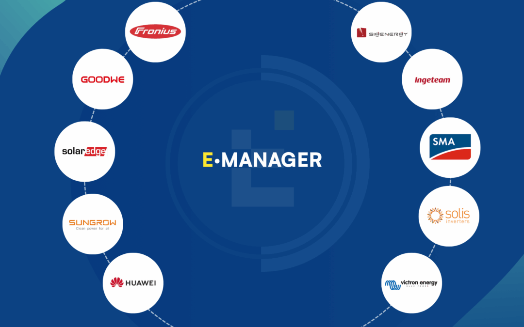 E·Manager ya conecta 10 marcas de inversores: la gestión fotovoltaica en un único panel