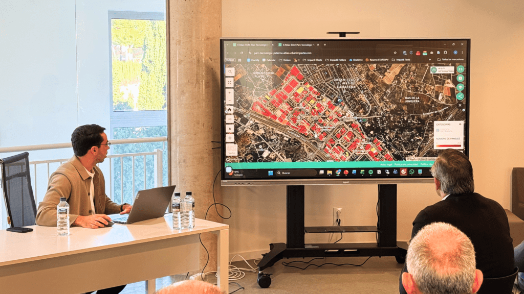 mapa solar Parque Tecnológico de Paterna