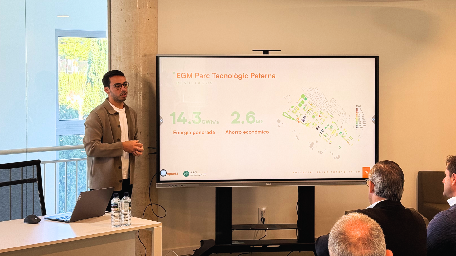 EGM Parc Tecnològic Paterna: datos clave del nuevo mapa solar